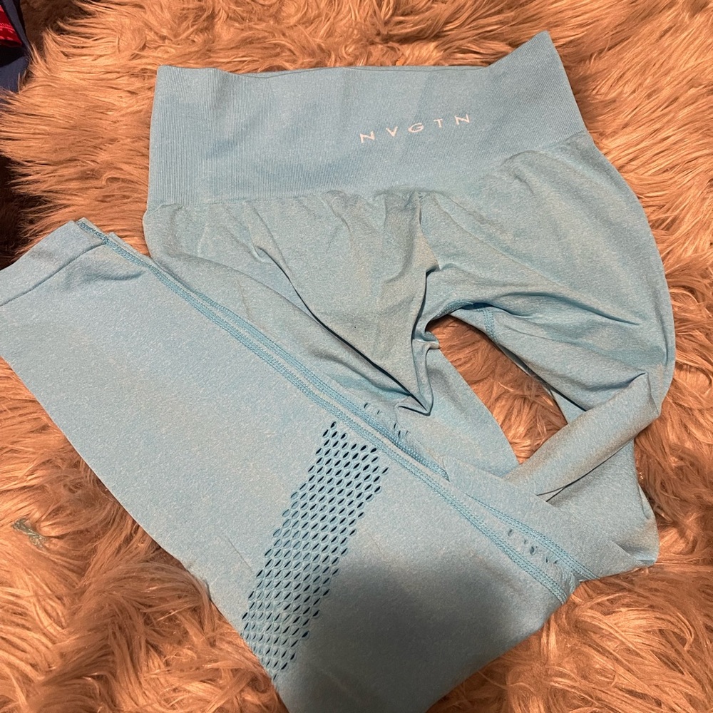 NVGTN teal leggings